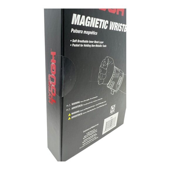 Hyper Tough Magnetic Wristband With Tool Pocket & Breathable Mesh NEW Sealed Pac - Picture 3 of 5